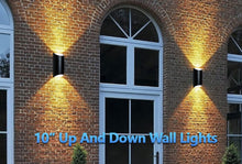 Load image into Gallery viewer, 10-Inch 24W Semi-Round Outdoor LED Wall Light (2-pack)