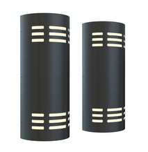Load image into Gallery viewer, 12-Inch 24W Semi-Round Outdoor LED Wall Light (2-pack)