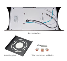 Load image into Gallery viewer, 12-Inch 24W Semi-Round Outdoor LED Wall Light (2-pack)