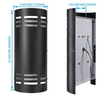 Load image into Gallery viewer, 12-Inch 24W Semi-Round Outdoor LED Wall Light (2-pack)