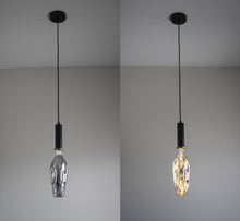 Load image into Gallery viewer, YUURTA LED 12-Inch Silver Glass Oversized Bottle Shape Bulb 4W E26 Spiral Filament