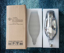 Load image into Gallery viewer, YUURTA LED 12-Inch Copper/Silver Tinted Glass Oversized Bottle Shape Bulb 4W E26 Spiral Filament