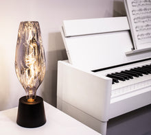 Load image into Gallery viewer, YUURTA LED 12-Inch Silver Glass Oversized Bottle Shape Bulb 4W E26 Spiral Filament