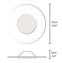 Load image into Gallery viewer, 15-Inch 18W Color Selectable Ceiling/Wall Flush Mount LED Disk Light (White)