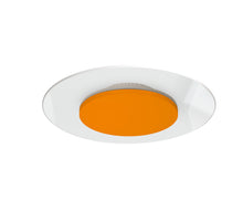 Load image into Gallery viewer, 15-Inch 18W Color Selectable Ceiling/Wall Flush Mount LED Disk Light (Orange)