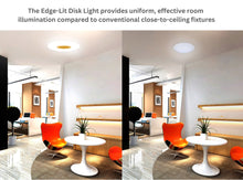 Load image into Gallery viewer, 15-Inch 18W Color Selectable Ceiling/Wall Flush Mount LED Disk Light (Orange)