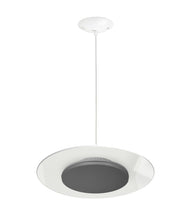 Load image into Gallery viewer, 15-Inch 18W Color Selectable Pendant LED Disk Light (Black)