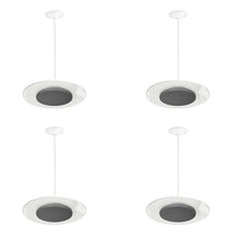 Load image into Gallery viewer, 15-Inch 18W Color Selectable Pendant LED Disk Light (Black)