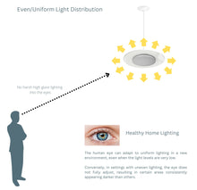 Load image into Gallery viewer, 15-Inch 18W Color Selectable Pendant LED Disk Light (Grey)