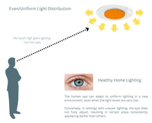 Load image into Gallery viewer, 15-Inch 18W Color Selectable Ceiling/Wall Flush Mount LED Disk Light (Orange)