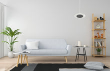 Load image into Gallery viewer, 15-Inch 18W Color Selectable Pendant LED Disk Light (Black)