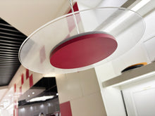 Load image into Gallery viewer, 15-Inch 18W Color Selectable Pendant LED Disk Light (Red)