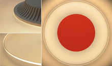 Load image into Gallery viewer, 15-Inch 18W Color Selectable Pendant LED Disk Light (Red)