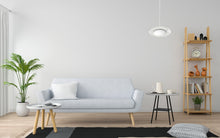 Load image into Gallery viewer, 15-Inch 18W Color Selectable Pendant LED Disk Light (White)