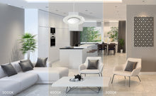 Load image into Gallery viewer, 15-Inch 18W Color Selectable Pendant LED Disk Light (White)