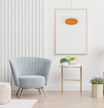 Load image into Gallery viewer, 15-Inch 18W Color Selectable Pendant LED Disk Light (Orange)