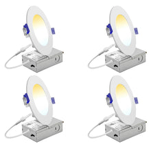 Load image into Gallery viewer, 4 Inch 9W 750Lm 5CCT LED Downlights
