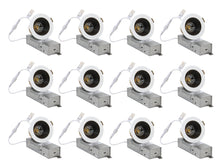 Load image into Gallery viewer, 2-Inch White-Black 9W Anti Glare 5CCT CRI90+ LED Downlighs