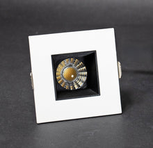 Load image into Gallery viewer, 2-Inch 9W Anti Glare 5CCT CRI90+ LED Downlights (Square White-Black)