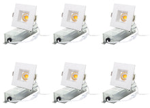 Load image into Gallery viewer, 2-Inch 9W Anti Glare 5CCT CRI90+ LED Downlights (Square White)