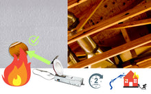 Load image into Gallery viewer, 3 Inch 5W 2-Hour Fire Rated 5CCT Color Selectable LED Downlights