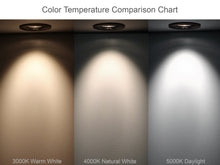 Load image into Gallery viewer, 3 Inch 8W 830Lm Brushed Nickel LED Gimbal Lights (5000K)