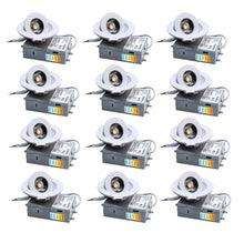 Load image into Gallery viewer, 3 Inch 6W 24° Narrow Beam 90° Tilt Color Selectable 5CCT 500Lm Wet Rated Gimbal Lights