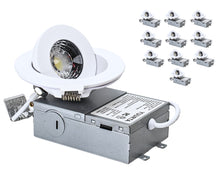 Load image into Gallery viewer, 3 Inch 6W Tilt 90° Color Selectable 5CCT 500Lm Wet Rated Gimbal Lights