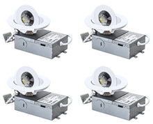 Load image into Gallery viewer, 3 Inch 6W Tilt 90° Color Selectable 5CCT 500Lm Wet Rated Gimbal Lights