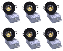 Load image into Gallery viewer, 3 Inch 8W 830Lm Black LED Gimbal Lights (CRI82, 3000K)