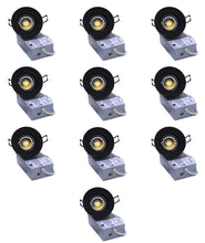 Load image into Gallery viewer, 3 Inch 8W 730Lm Black LED Gimbal Lights (CRI90, 5CCT)