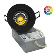 Load image into Gallery viewer, 3 Inch 8W 830Lm Black LED Gimbal Lights (CRI90, 3000K)