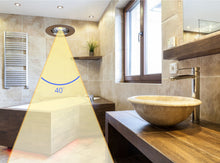 Load image into Gallery viewer, 3 Inch 8W 830Lm Brushed Nickel LED Gimbal Lights (5000K)