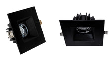 Load image into Gallery viewer, 4-Inch 12W Anti Glare 3CCT CRI90+ LED Downlights (Square Black)