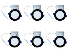 Load image into Gallery viewer, 4 Inch 10W 650Lm Black Trim LED Downlights (4000K)