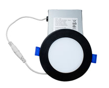 Load image into Gallery viewer, 4 Inch 10W 650Lm Black Trim LED Downlights (4000K)