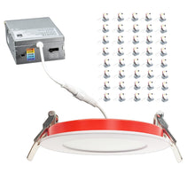 Load image into Gallery viewer, 4 Inch 9W 2-Hour Fire Rated 5CCT Color Selectable LED Downlights (White)