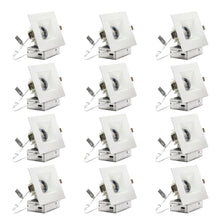 Load image into Gallery viewer, 4-Inch 12W Anti Glare 5CCT CRI90+ LED Downlights (Square White)