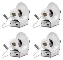Load image into Gallery viewer, 4-Inch 12W Anti Glare 5CCT CRI90+ LED Downlights (Round White)
