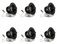 Load image into Gallery viewer, 4-Inch 12W Anti Glare 5CCT CRI90+ LED Downlights (Round Black)