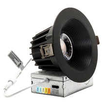 Load image into Gallery viewer, 4-Inch 12W Anti Glare 5CCT CRI90+ LED Downlights (Round Black)