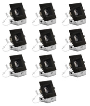 Load image into Gallery viewer, 4-Inch 12W Anti Glare 3CCT CRI90+ LED Downlights (Square Black)