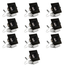 Load image into Gallery viewer, 4-Inch 12W Anti Glare 5CCT CRI90+ LED Downlights (Square Black)