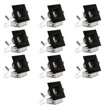 Load image into Gallery viewer, 4-Inch 12W Anti Glare 5CCT CRI90+ LED Downlights (Square Black)