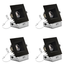 Load image into Gallery viewer, 4-Inch 12W Anti Glare 3CCT CRI90+ LED Downlights (Square Black)