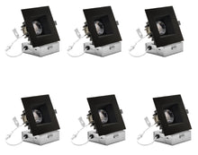 Load image into Gallery viewer, 4-Inch 12W Anti Glare 3CCT CRI90+ LED Downlights (Square Black)