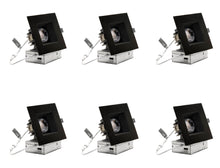 Load image into Gallery viewer, 4-Inch 12W Anti Glare 5CCT CRI90+ LED Downlights (Square Black)