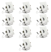 Load image into Gallery viewer, 4-Inch 12W Anti Glare 5CCT CRI90+ LED Downlights (Square White)