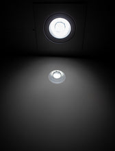 Load image into Gallery viewer, 4" 10W 90° Tilt Recessed LED Gimbal Pot Lights 5 CCT Color Selectable (Square Black)