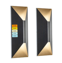 Load image into Gallery viewer, 14-Inch 24W Diamond Shape Outdoor LED Wall Light (2-pack)